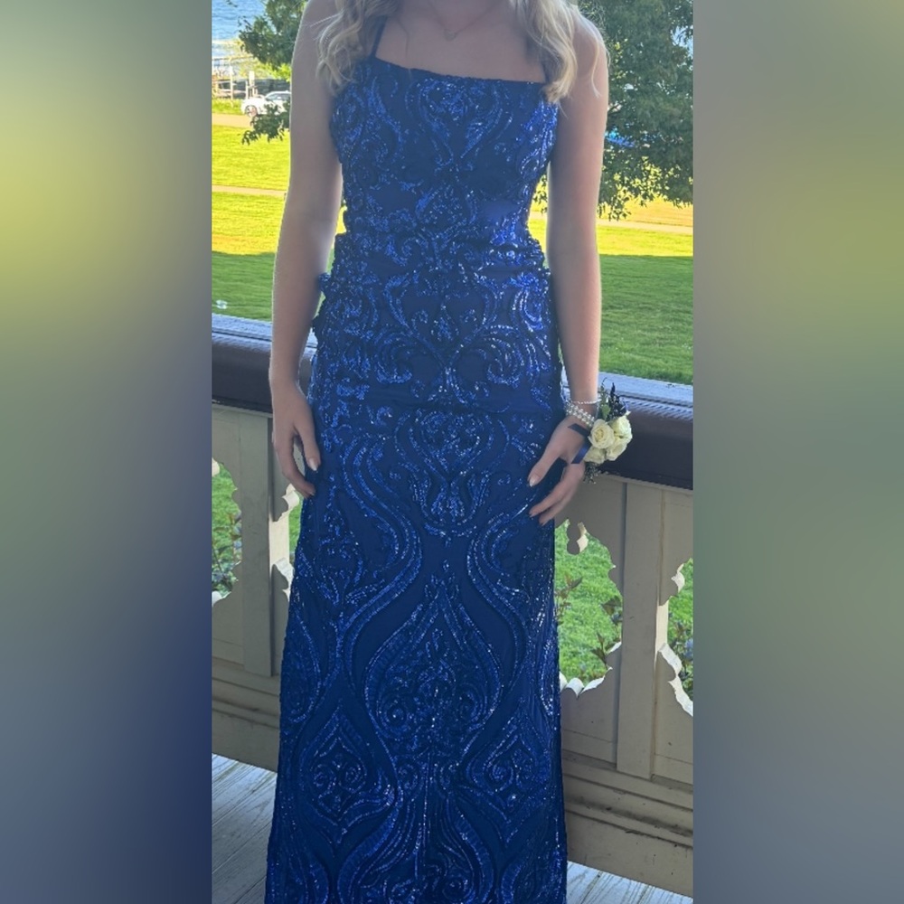Windsor Royal Blue Prom Dress